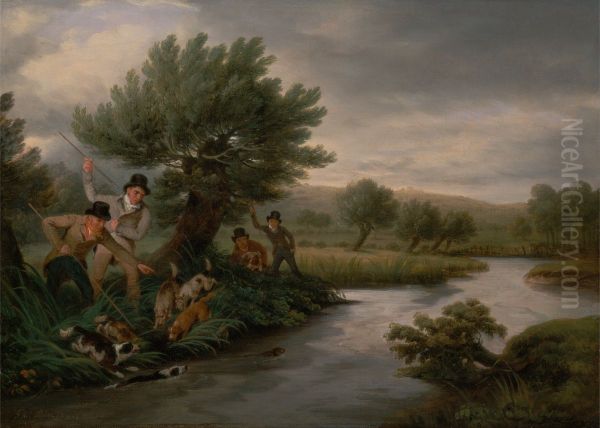 Spearing the Otter - view 1