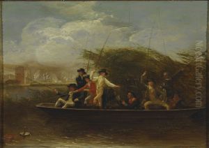 Gentlemen Fishing by Benjamin West