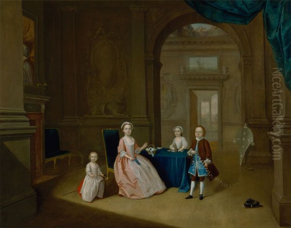 Children in an Interior - view 1