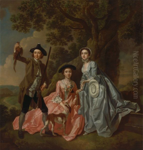 George Rogers and His Wife, Margaret, and His Sister, Margaret Rogers - view 1