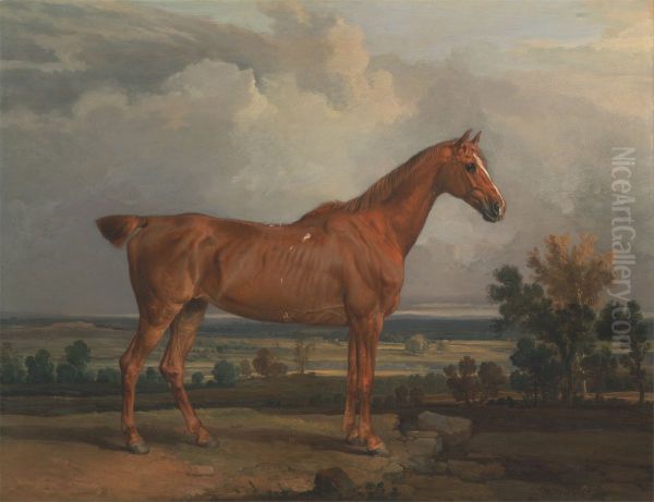 Hunter in a landscape - view 1