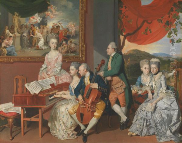 The Gore Family with George, 3rd Earl Cowper - view 1