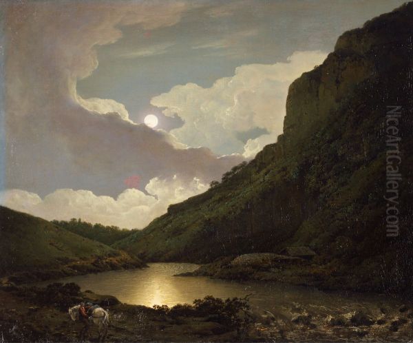 Matlock Tor by Moonlight - view 1