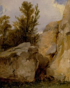 In the Forest of Fontainebleau by Richard Parkes Bonington