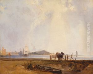 Landscape near Quilleboeuf, France