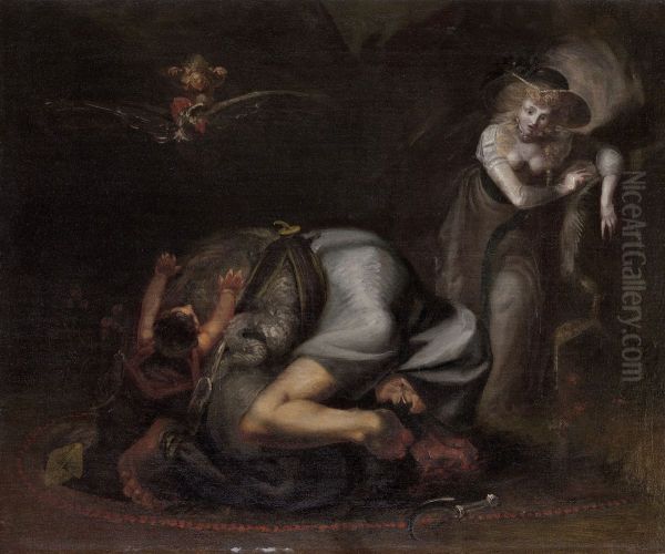 Scene of Witches, from "The Masque of Queens" by Ben Jonson - view 1