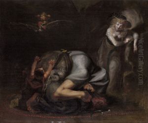Scene of Witches, from "The Masque of Queens" by Ben Jonson by Henry Fuseli
