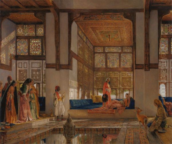 A Lady Receiving Visitors (The Reception) - view 1
