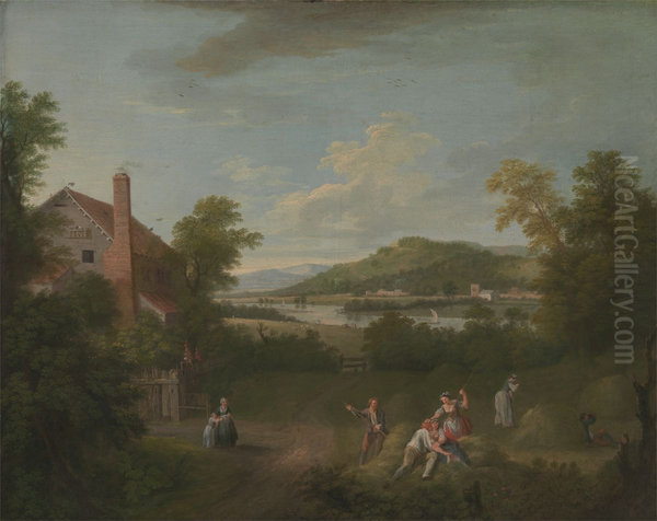 Landscape with Farmworkers - view 1