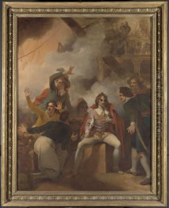 The Earl of Sandwich Refusing to Abandon His Ship during the Battle of Solebay