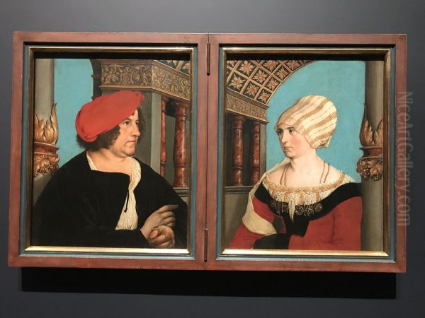 Double Portrait of Jakob Meyer zum Hasen and Dorothea Kannengiesser - view 1