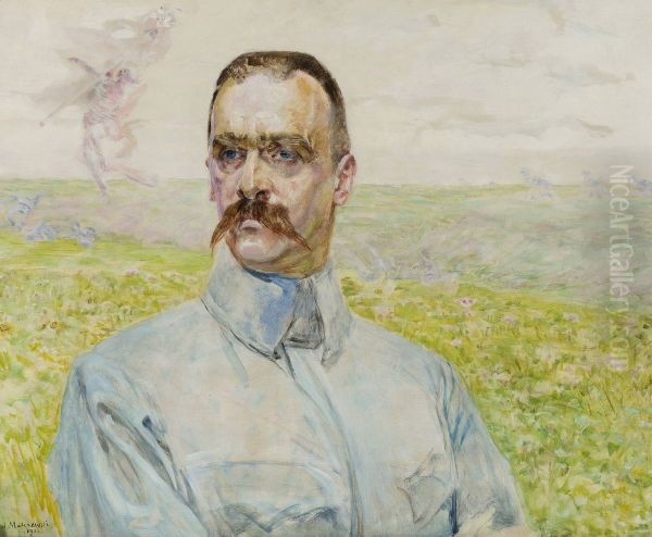 Portrait of brigadier Jozef Pilsudski - view 1