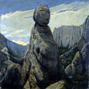 El gegant encantat. Montserrat by Santiago Rusinol i Prats