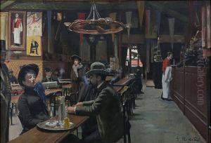 Cafe des Incoherents by Santiago Rusinol i Prats