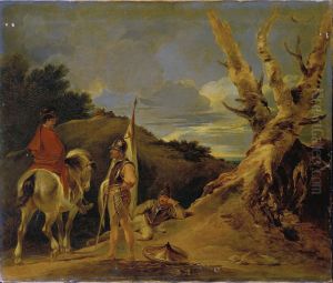 Landscape with Soldiers by Francis Bourgeois
