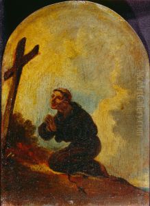 Friar in Prayer by Francis Bourgeois