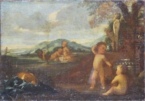Putti in a Landscape