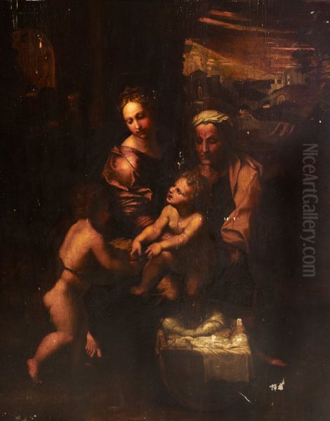 Madonna and Child with Saints Elizabeth and John - view 1