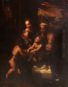 Madonna and Child with Saints Elizabeth and John