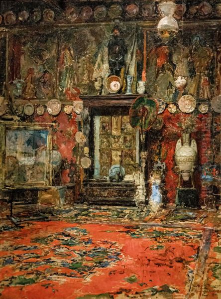 The Studio of Maria Fortuny in Rome - view 1