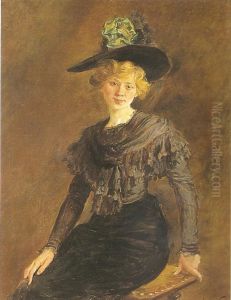 Portrait of Carlota Vidal by Lluisa Vidal