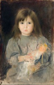Retrat de la filla de l'artista by Joan Brull Vinyoles