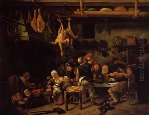 De vette keuken by Jan Steen