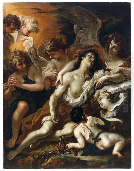 Mary Magdalene Comforted by Angels - view 1