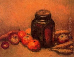 Natura morta amb pot de vidre by Isidre Nonell