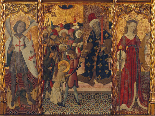 Saint Michael, Martyrdom of Saint Eulalia and Saint Catherine - view 1