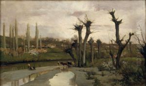 The Beginning of Spring by Joaquim Vayreda i Vila