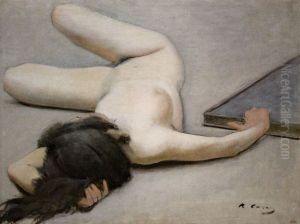 Female Nude by Ramon Casas