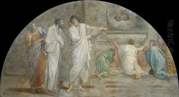 Apparition of Saint Didacus above his sepulchre - view 1