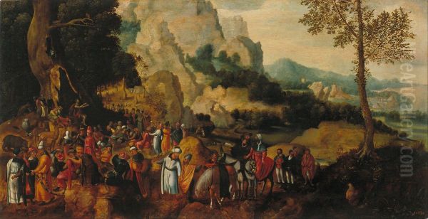 Landscape with Saint John the Baptist Preaching - view 1