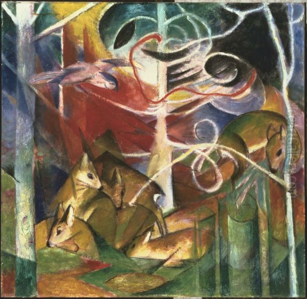 Deer in the Forest I - view 1