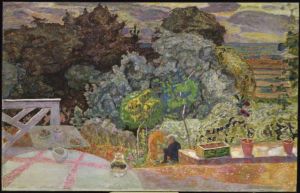 La terrasse by Pierre Bonnard