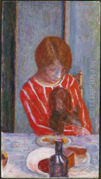 Woman with Dog - view 1