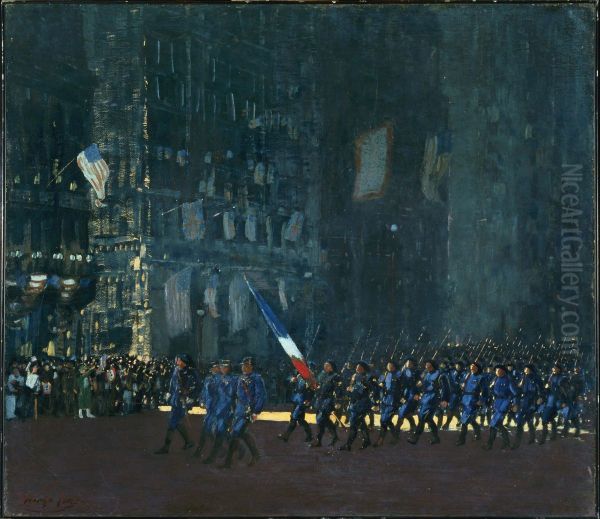 Blue Devils on Fifth Avenue - view 1