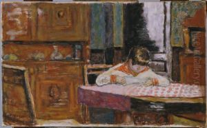 Interior with Boy by Pierre Bonnard