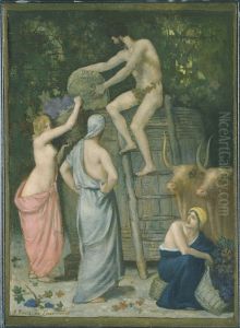 The Wine Press by Pierre Puvis de Chavannes