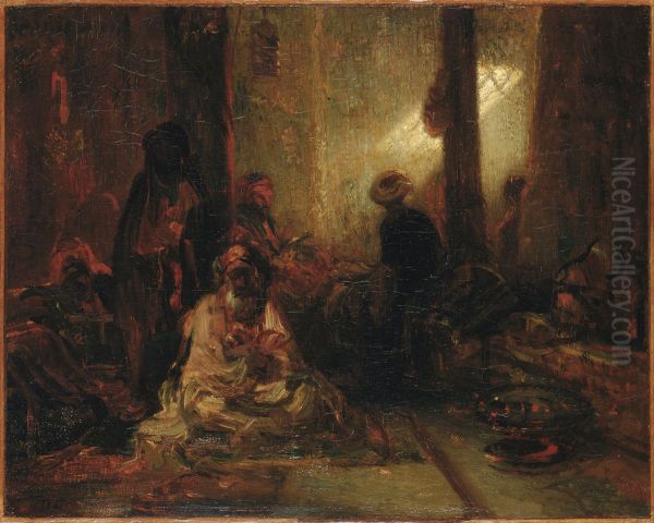 Interior of a Turkish Cafe - view 1