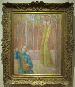 Self-Portrait as a Troubadour by Emile Bernard
