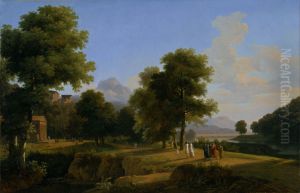 Landscape, Site of Greece (Paysage, Site de la Grece) by Jean-Victor Bertin