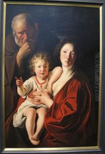 The Holy Family by Jacob Jordaens