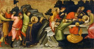 The Stoning of St. Stephen / The Burial of St. Stephen by Mariotto Di Nardo