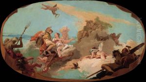 apoteosi dell'ammiragio vettor pisani by Giovanni Battista Tiepolo