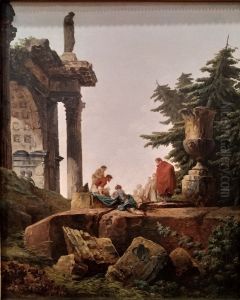 Arch of Triumph in Ruins by Hubert Robert