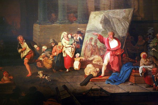Apelles and the shoemaker - view 1