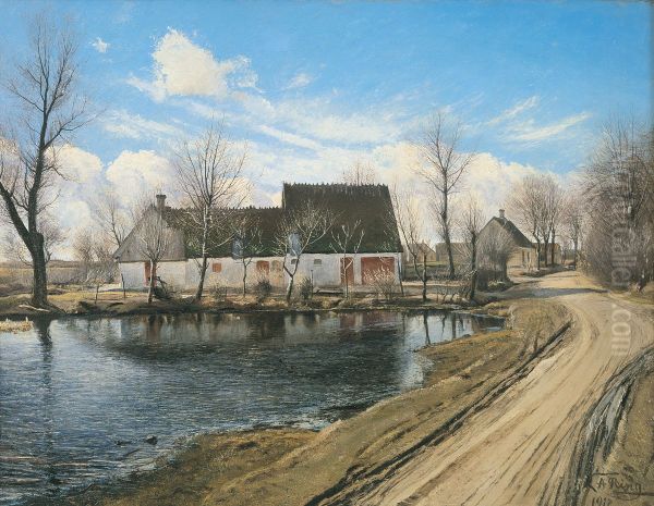 By the Village Pond at Baldersbronde - view 1