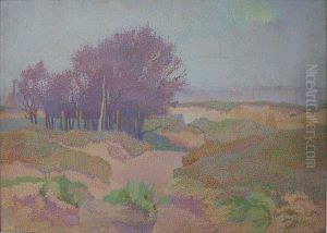 Landscape with dunes by Johannes Josephus Aarts